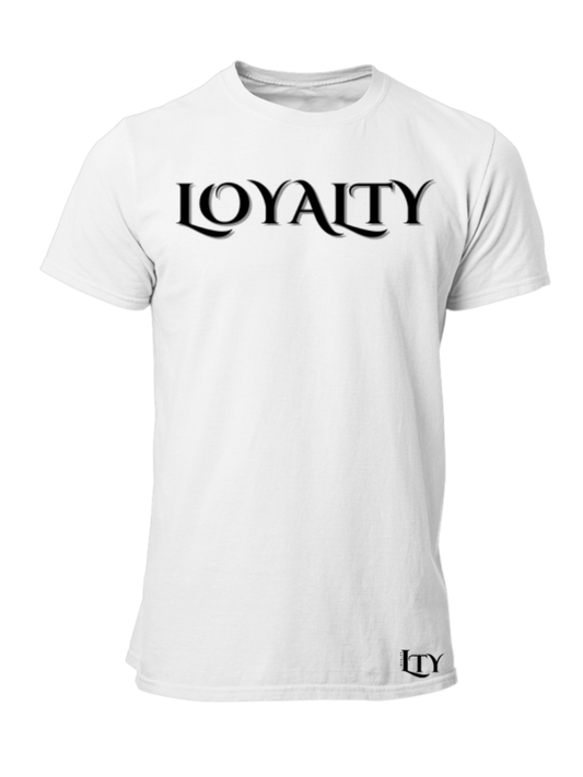 LoyalTY Collection Men's Designer Plain White T-Shirt